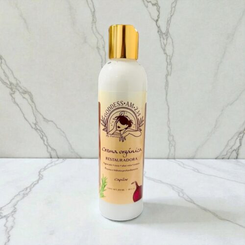 Crema Orgánica Restauradora – Aguacate, Coco, Aloe Vera y Romero
